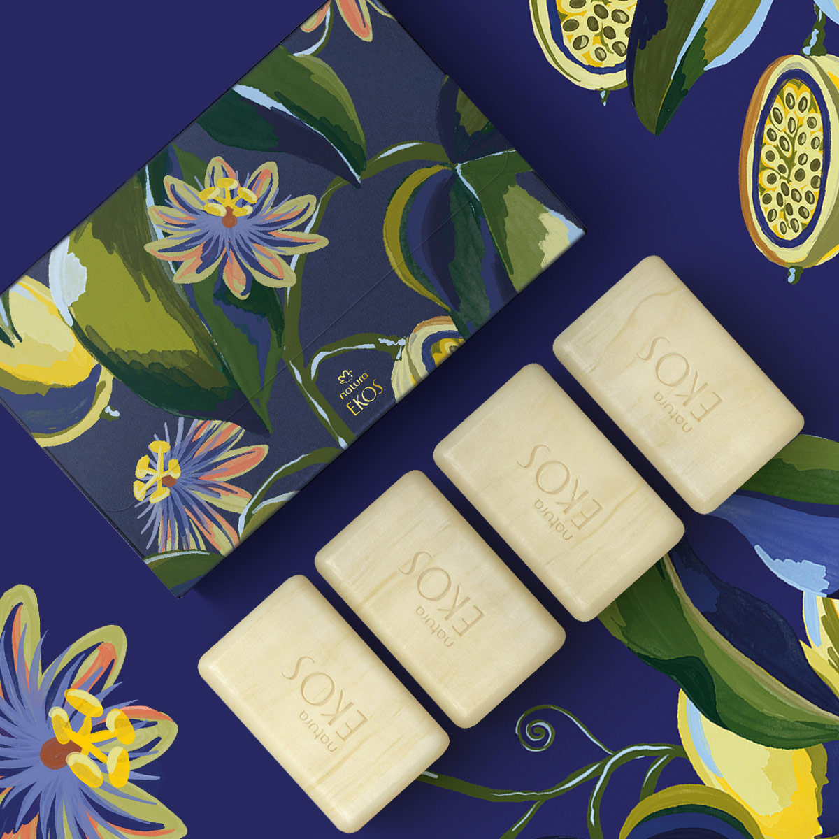 Sabonete em Barra Cremoso Ekos Maracujá Natureza dos Sonhos