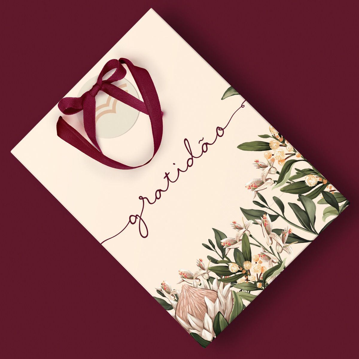 Sacola Premium Gratidão Crer Para Ver