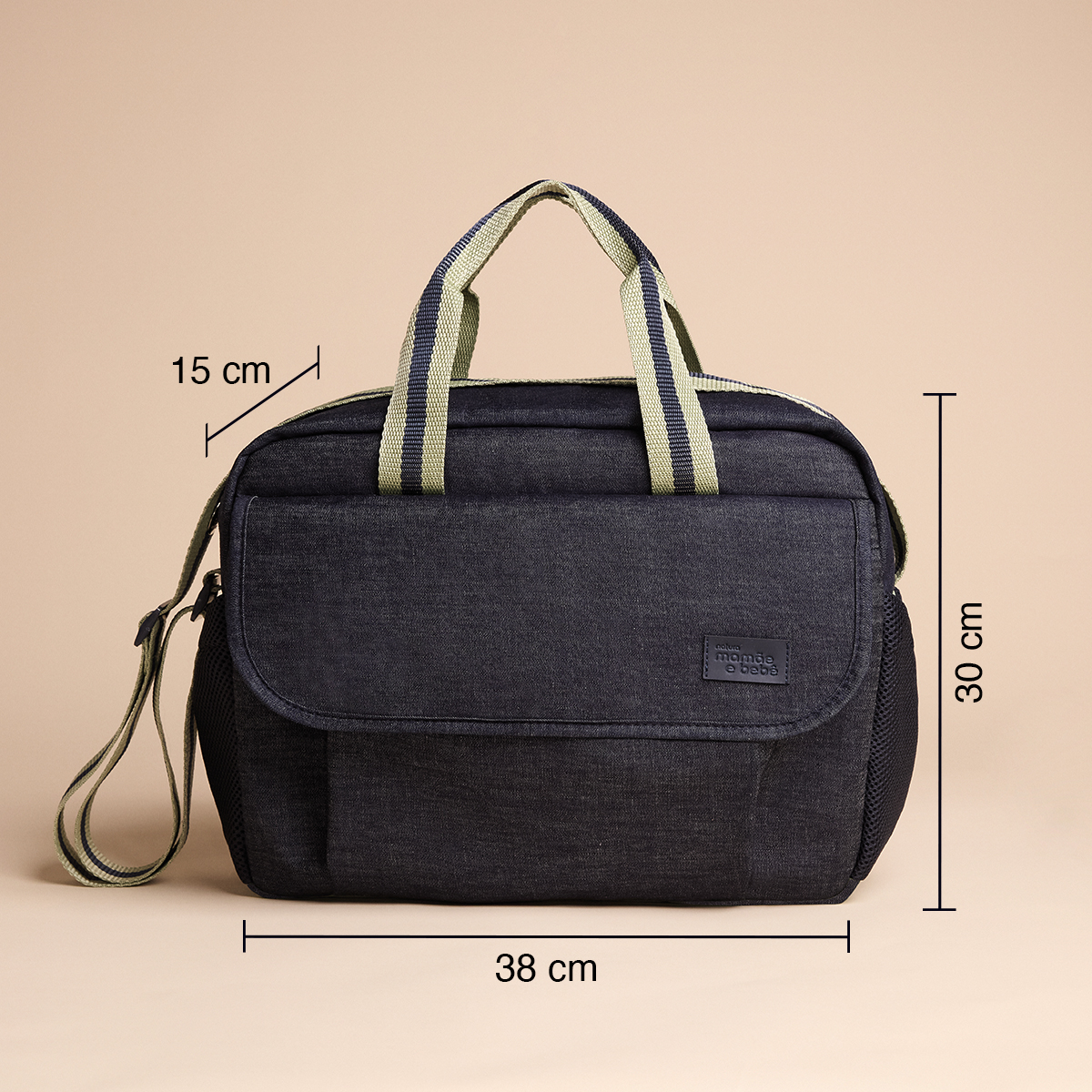 Conjunto Mamãe e Bebê com bolsa e trocador (7 produtos)