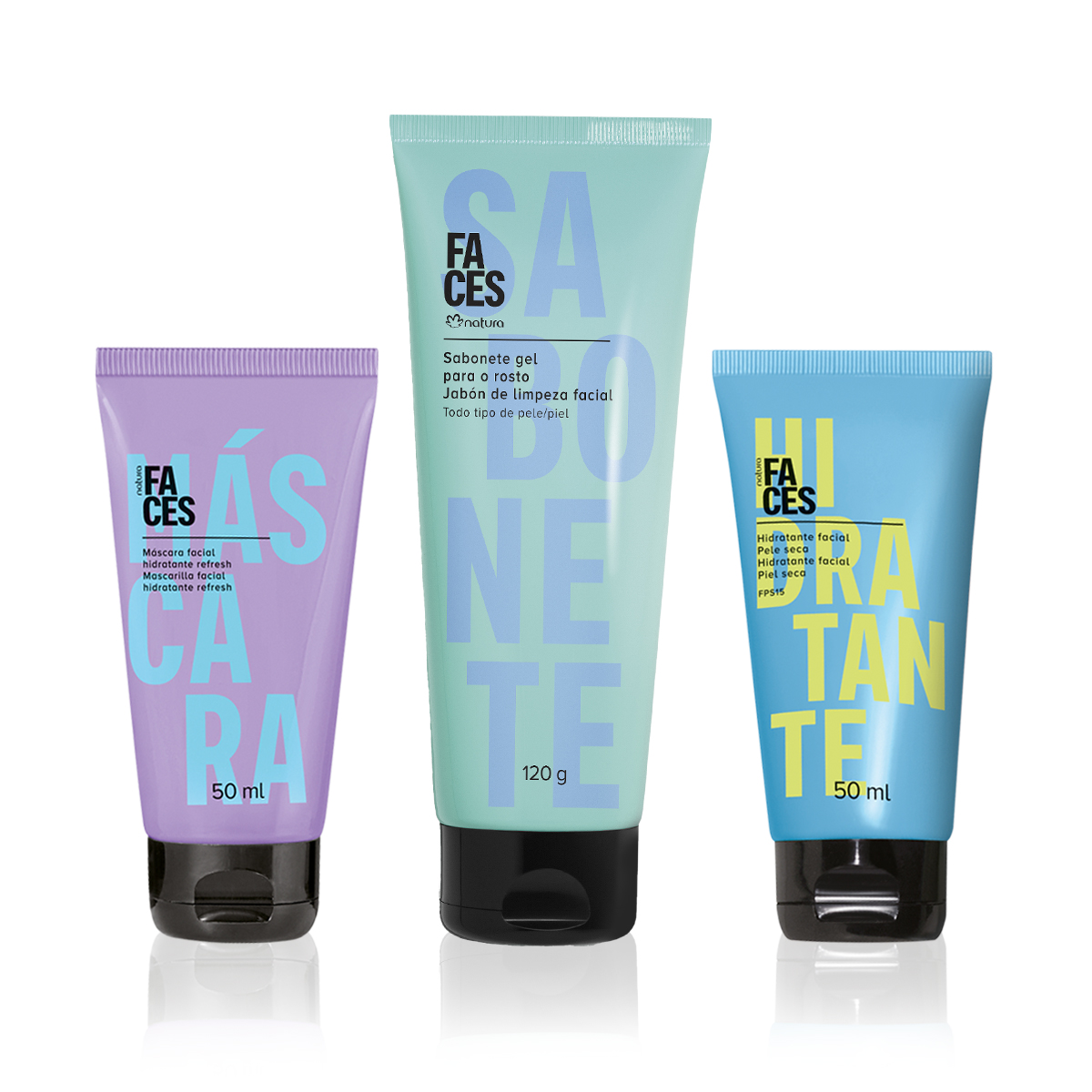 Kit Ritual Pele Normal a Seca Faces (3 produtos)