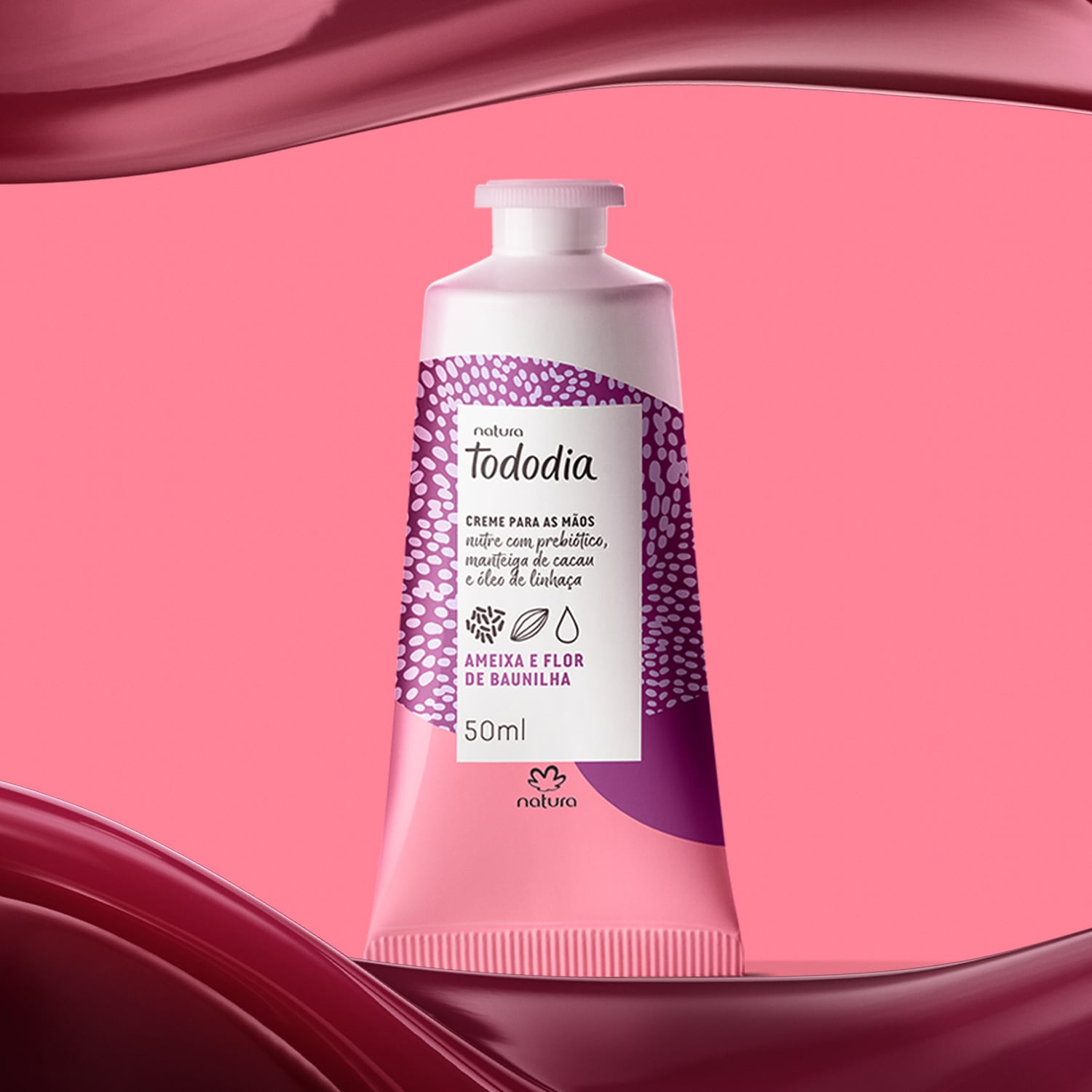 Creme Nutritivo para as Mãos Ameixa e Flor de Baunilha