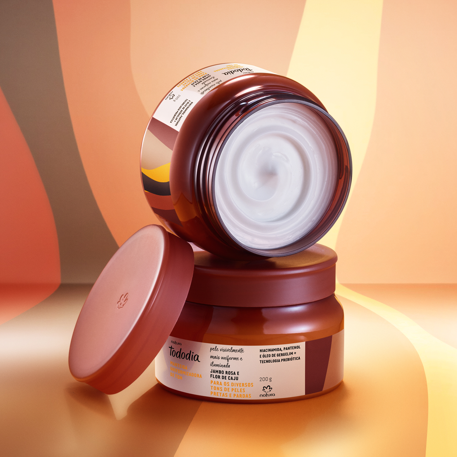 Manteiga Uniformizadora de Tom Tododia Jambo Rosa e Flor de Caju