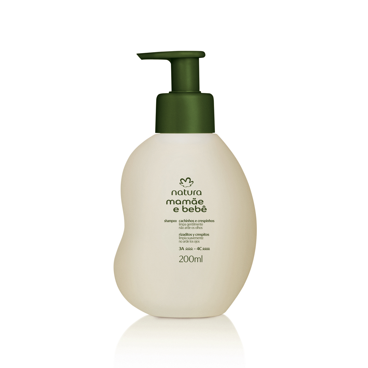 Shampoo Mamãe e Bebê Cachinhos e Crespinhos 200 ml
  