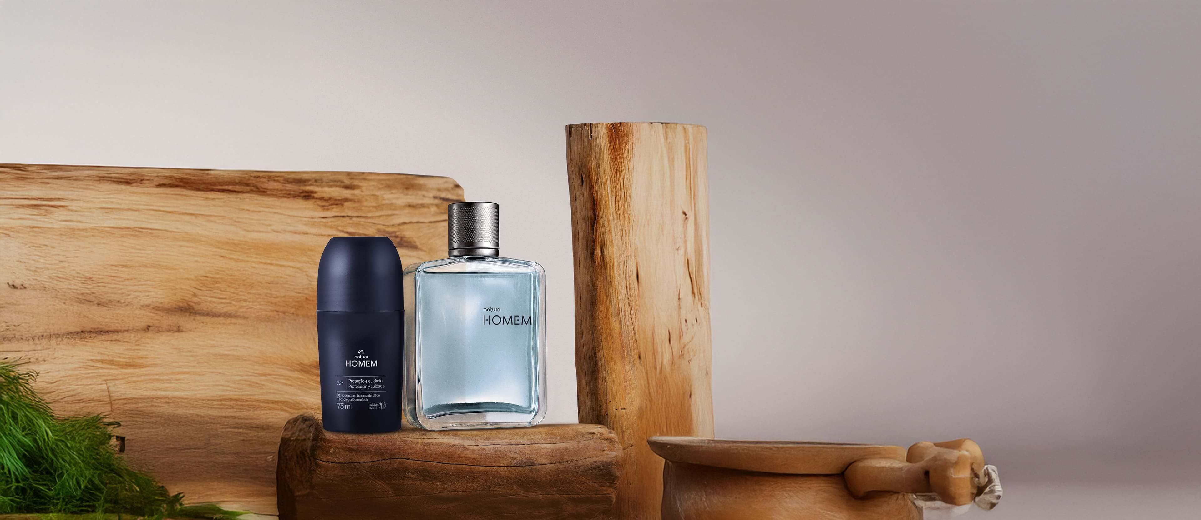 Kit Natura Homem e Desodorante Roll-on (2 produtos)