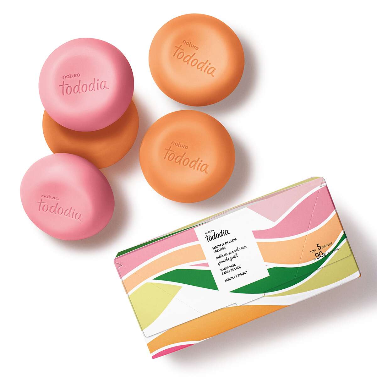 Sabonetes Sortidos Manga Rosa e Acerola