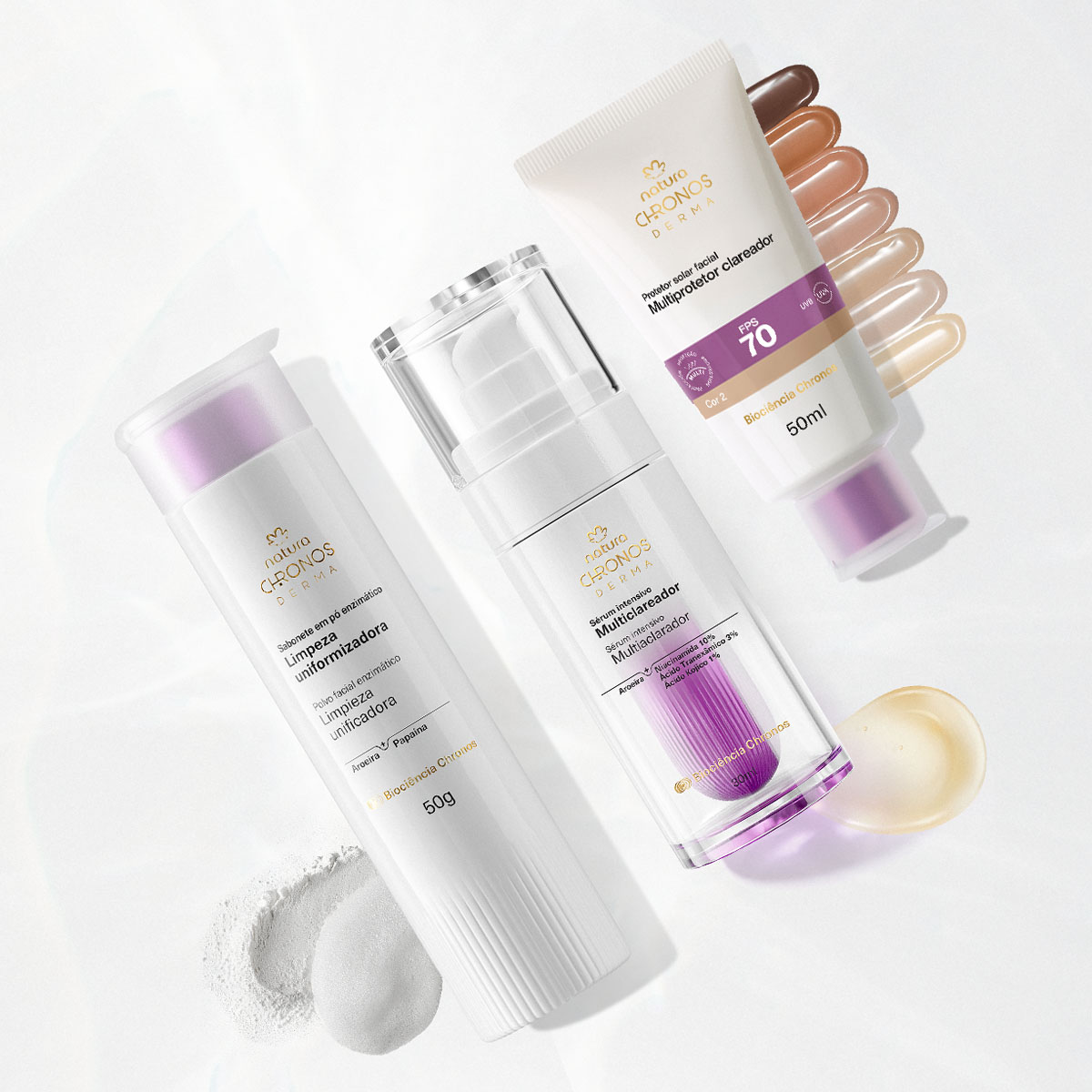 Rotina Multiclareadora de Manchas Chronos Derma C2