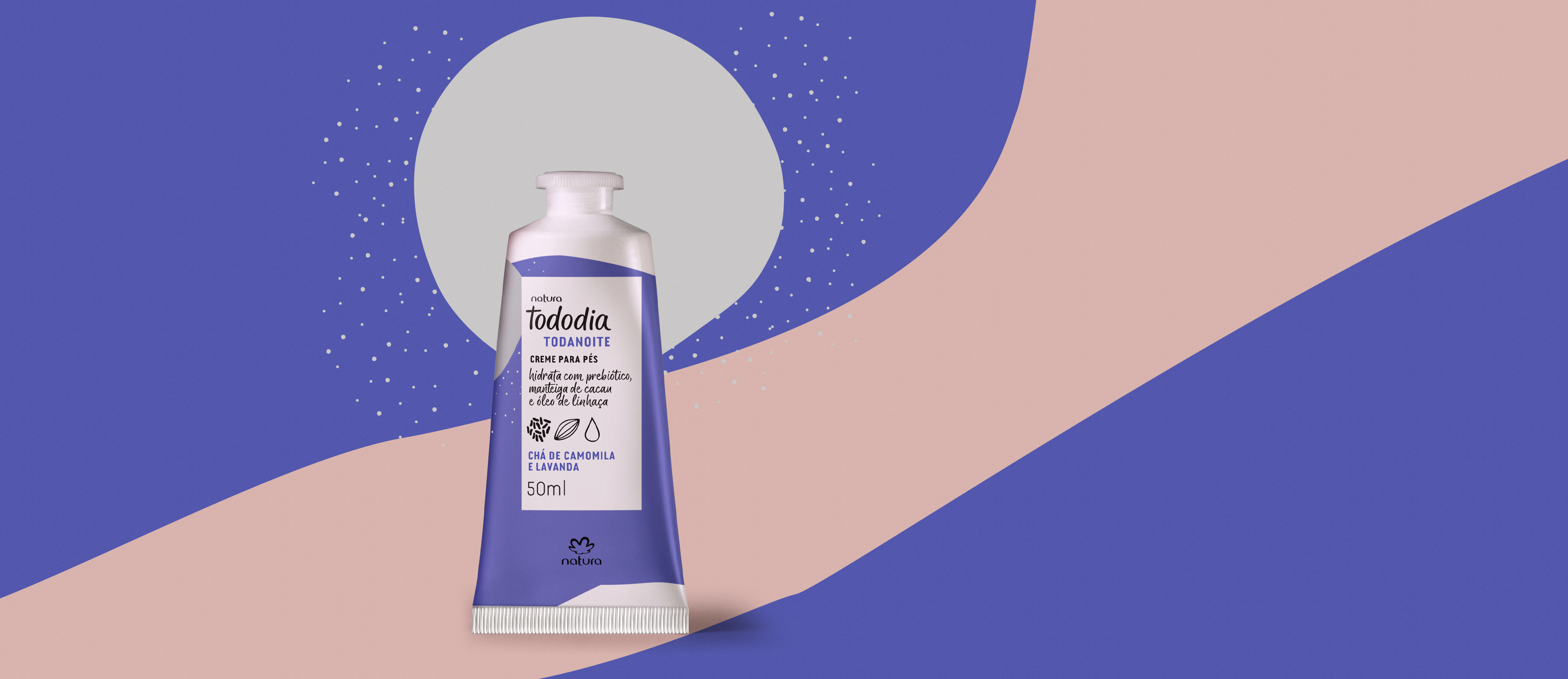 Creme Desodorante Nutritivo para os Pés Tododia Todanoite