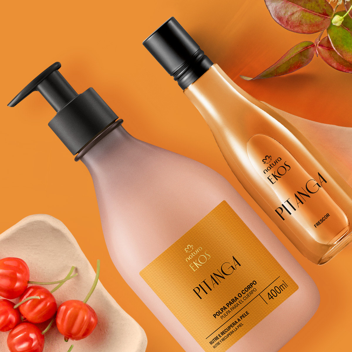 Kit Perfumação e Hidratação Ekos Pitanga (2 produtos)