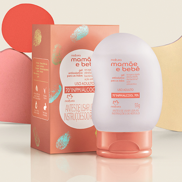 Álcool em Gel Natura Mamãe e Bebê