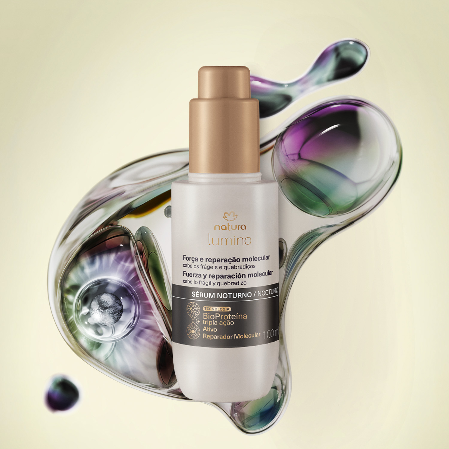 Sérum Noturno Força e Reparação Molecular Lumina