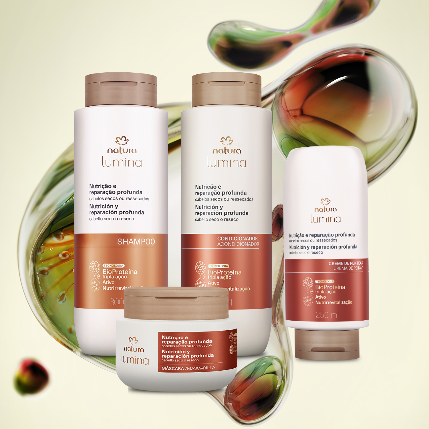 Kit Lumina Nutrição e Reparação (4 produtos)