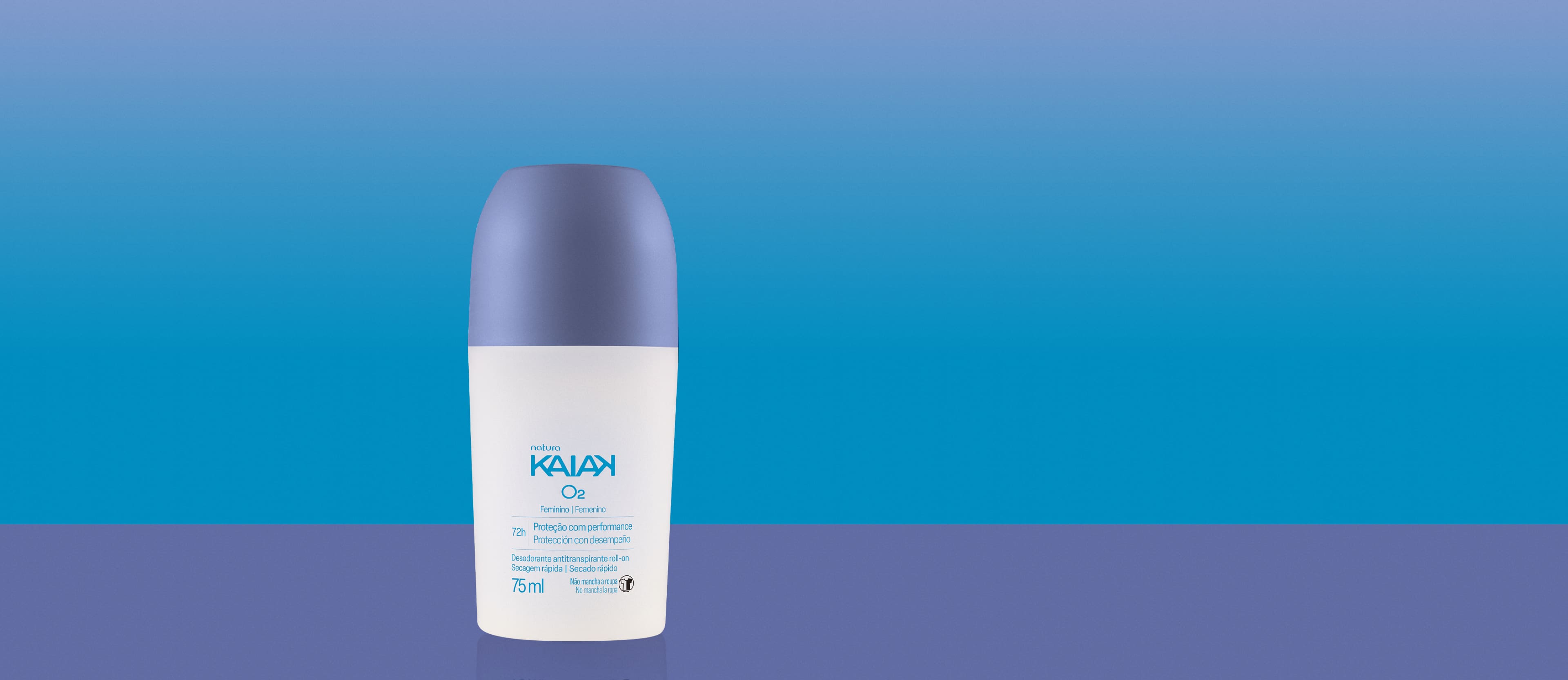 Desodorante Antitranspirante Roll-on Kaiak O2 Feminino