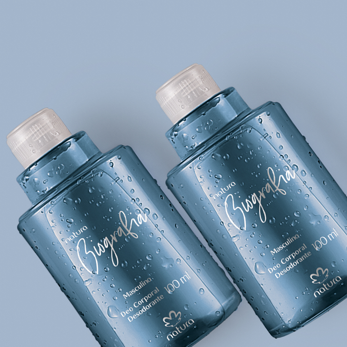 Kit Refil Desodorante Corporal Biografia Masculino (2 unidades)