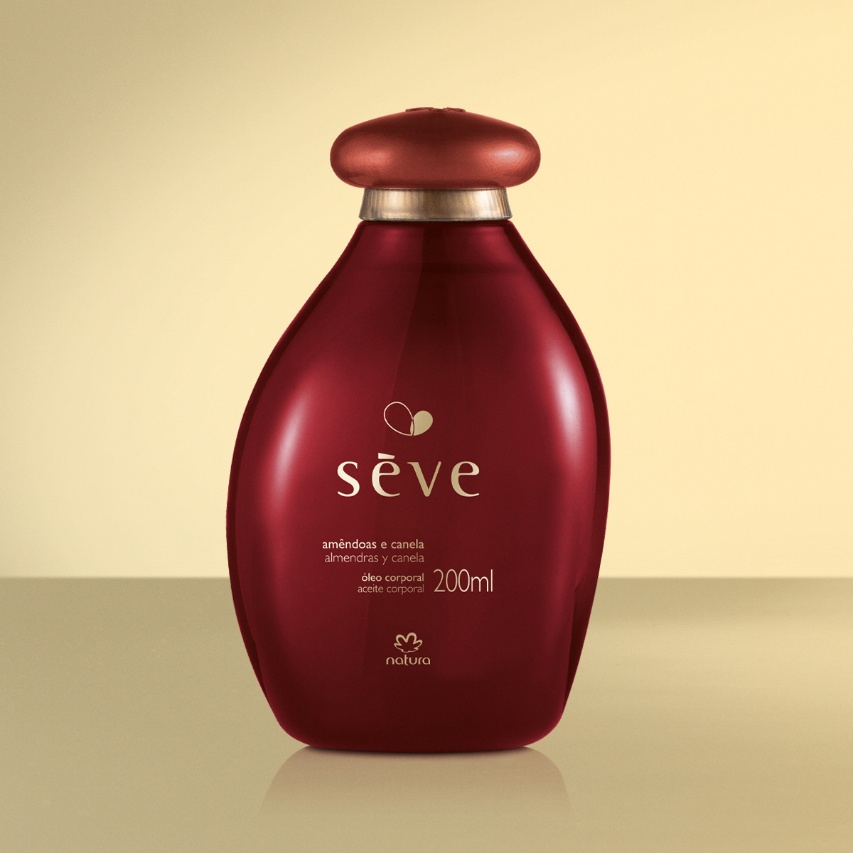 Óleo Desodorante Corporal Sève Amêndoas e Canela 200 ml
