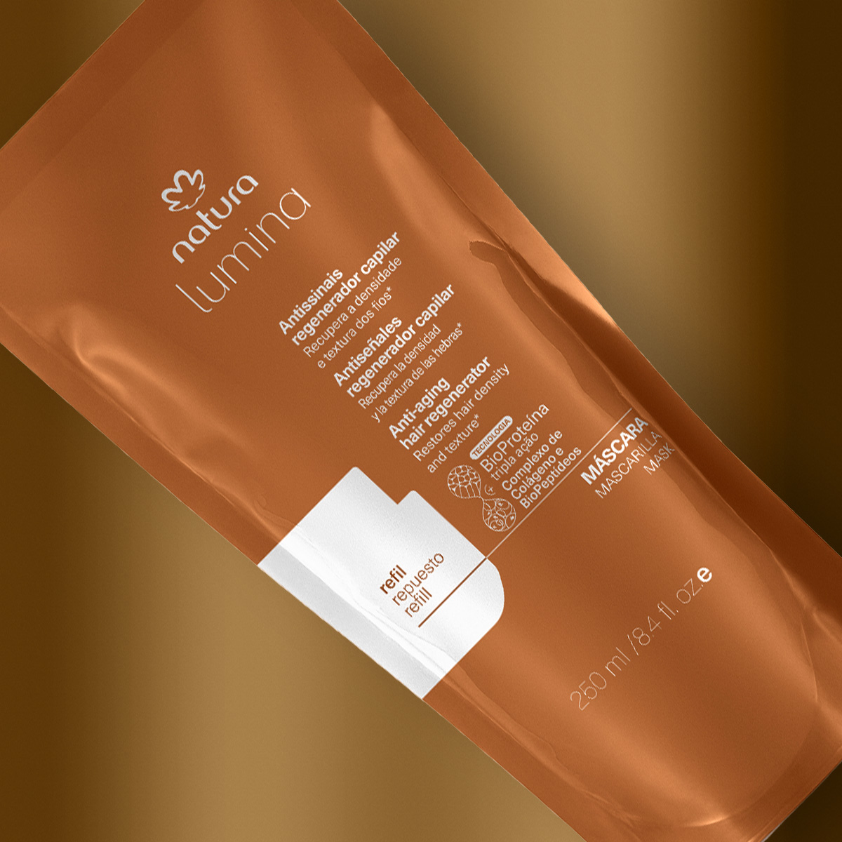 Refil Máscara Antissinais Regenerador Capilar Lumina