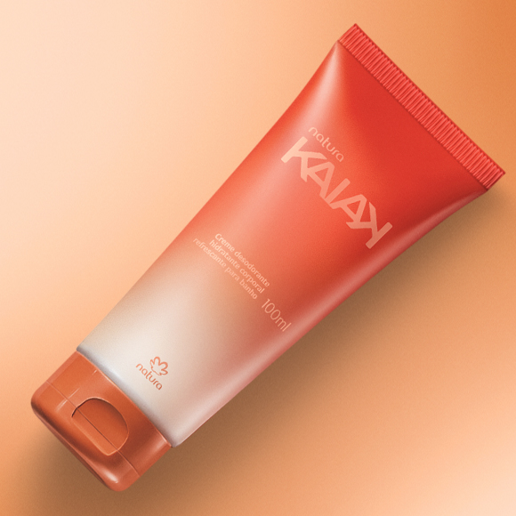 Creme Desodorante Hidratante Corporal Refrescante para Banho Kaiak Feminino 100 ml