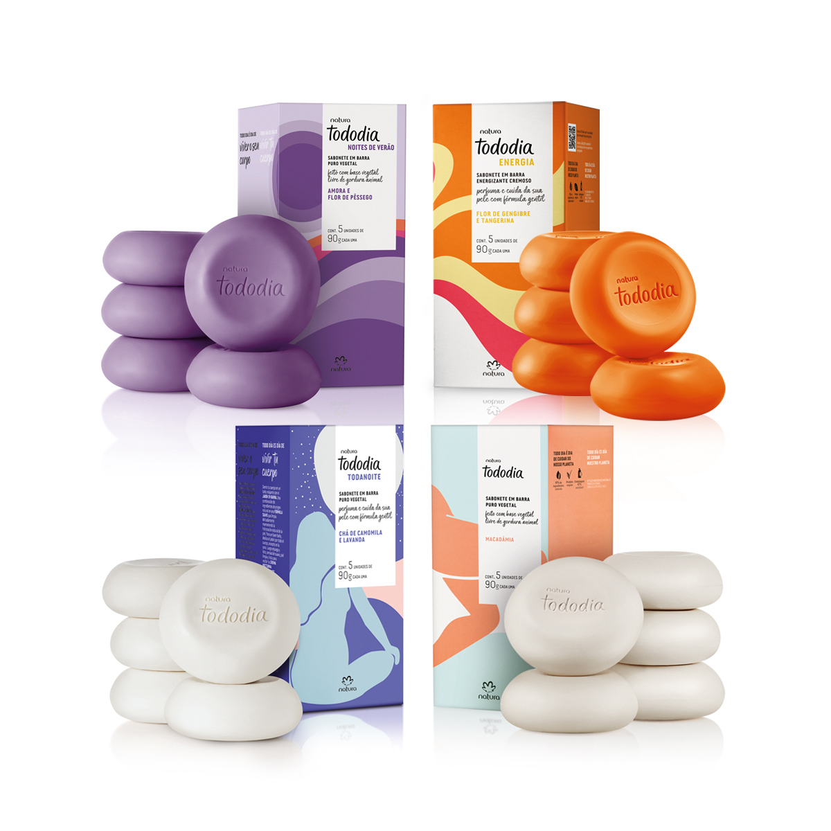 Kit Sabonetes em Barra Tododia com 4 Caixas