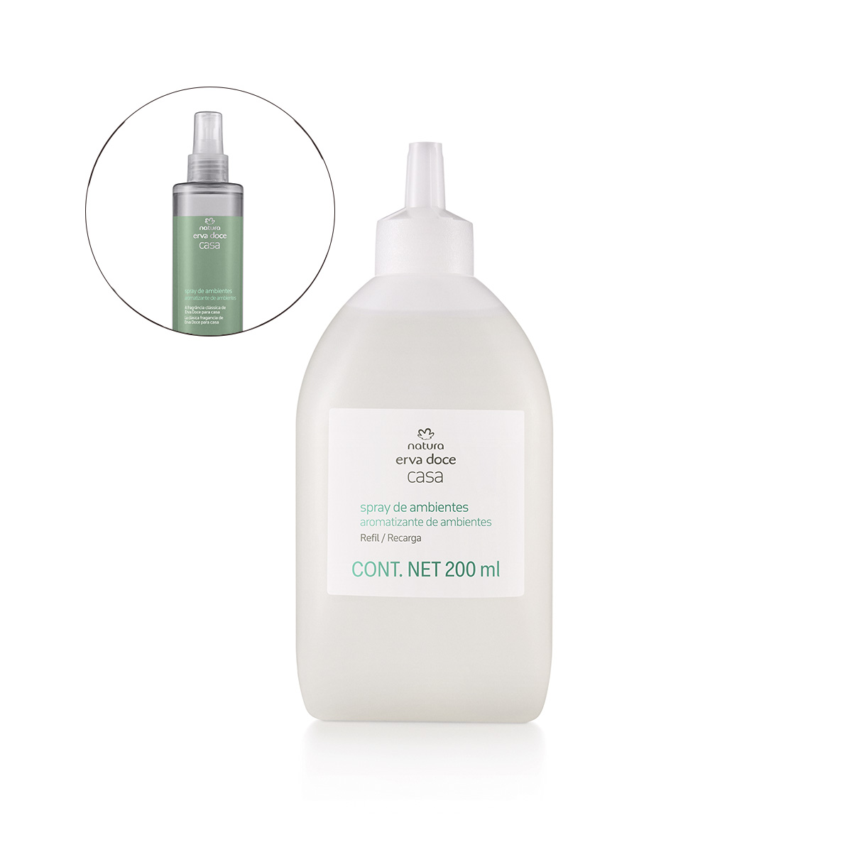 Refil Spray de Ambientes Erva Doce Casa 200 ml