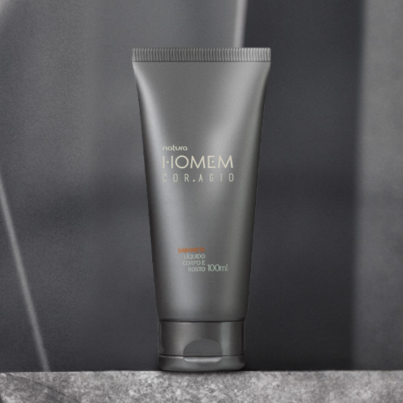 Sabonete Líquido para Corpo e Rosto Natura Homem Cor.agio