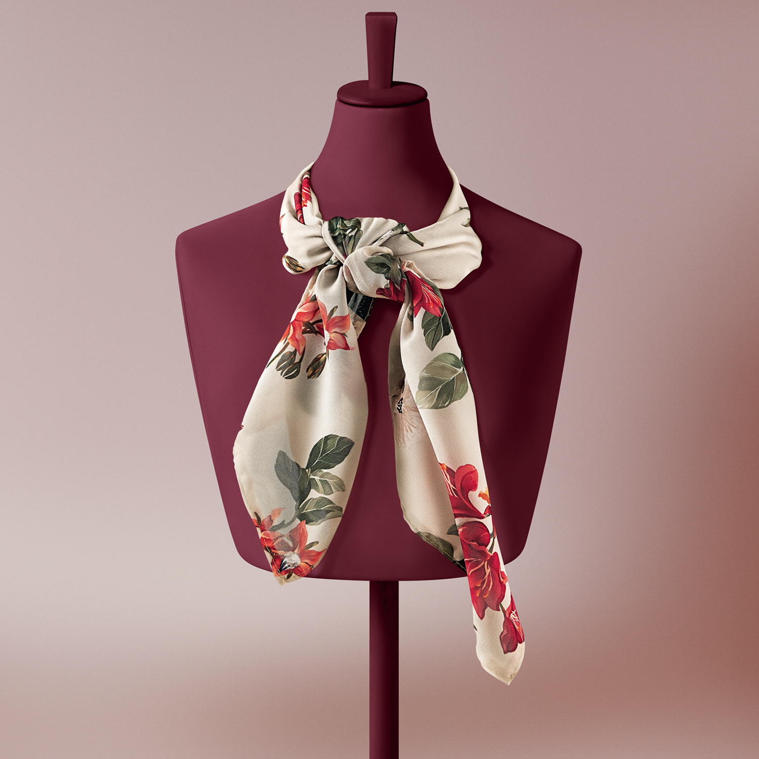 Lenço Estampado Crer Para Ver