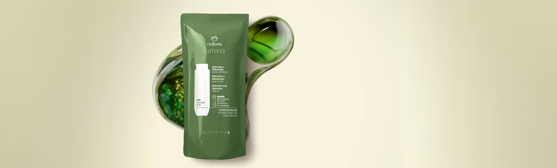 Refil Condicionador para Definição e Hidratação de Cabelos Cacheados