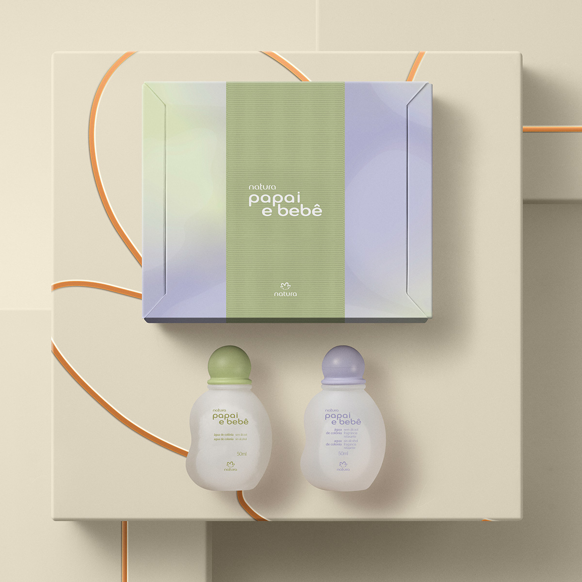Presente Natura Papai e Bebê Miniaturas (2 produtos)