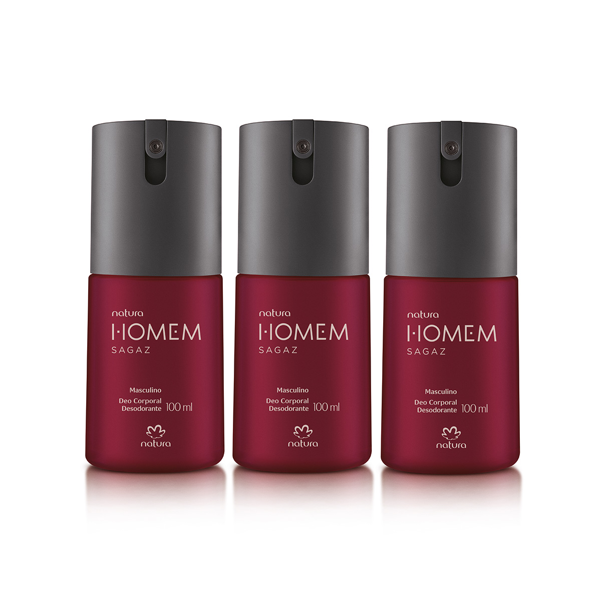 Kit Desodorante Homem Sagaz (3 produtos)
