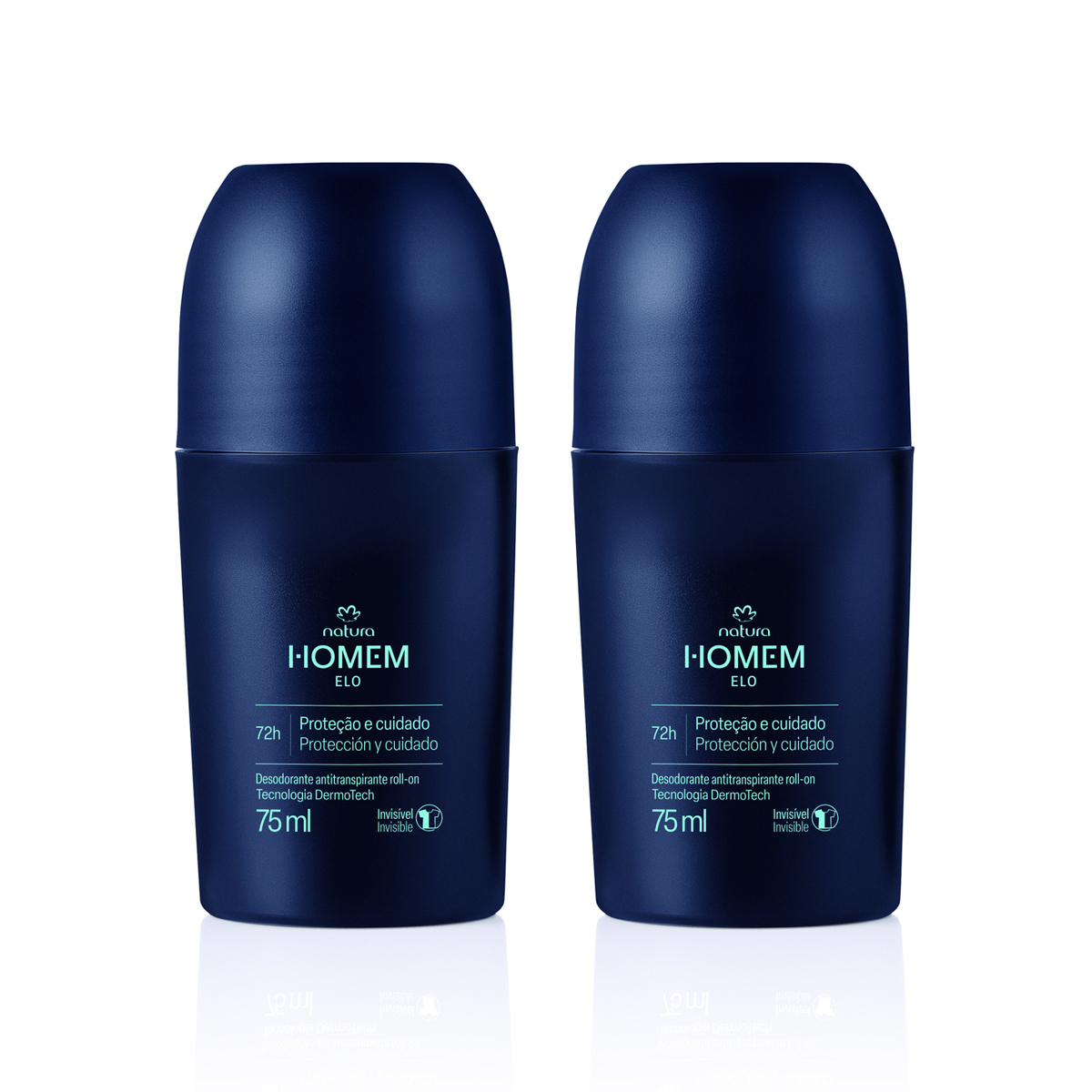 Kit Desodorante Antitranspirante Roll-On Natura Homem Elo (2 unidades)