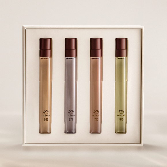 Natura Coleção Eau de Parfum 4 unidades de 10 ml cada​