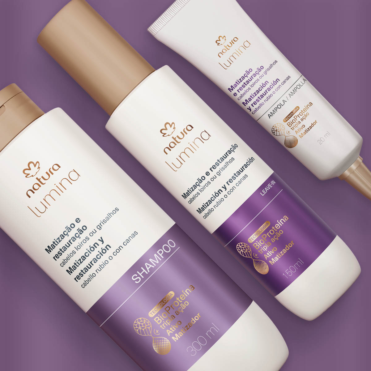 Kit Lumina Matização e Restauração para Loiros e Grisalhos