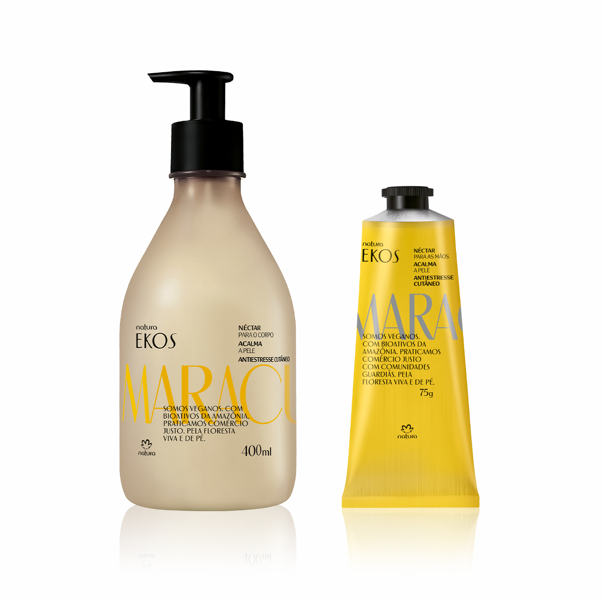 Kit Ekos Maracujá Hidratante Corpo e Mãos (2 produtos)