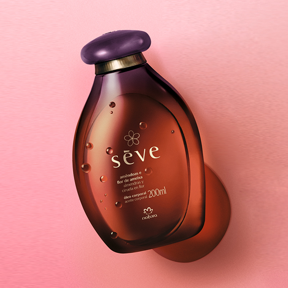 Óleo Desodorante Corporal Sève Amêndoas e Flor de Ameixa