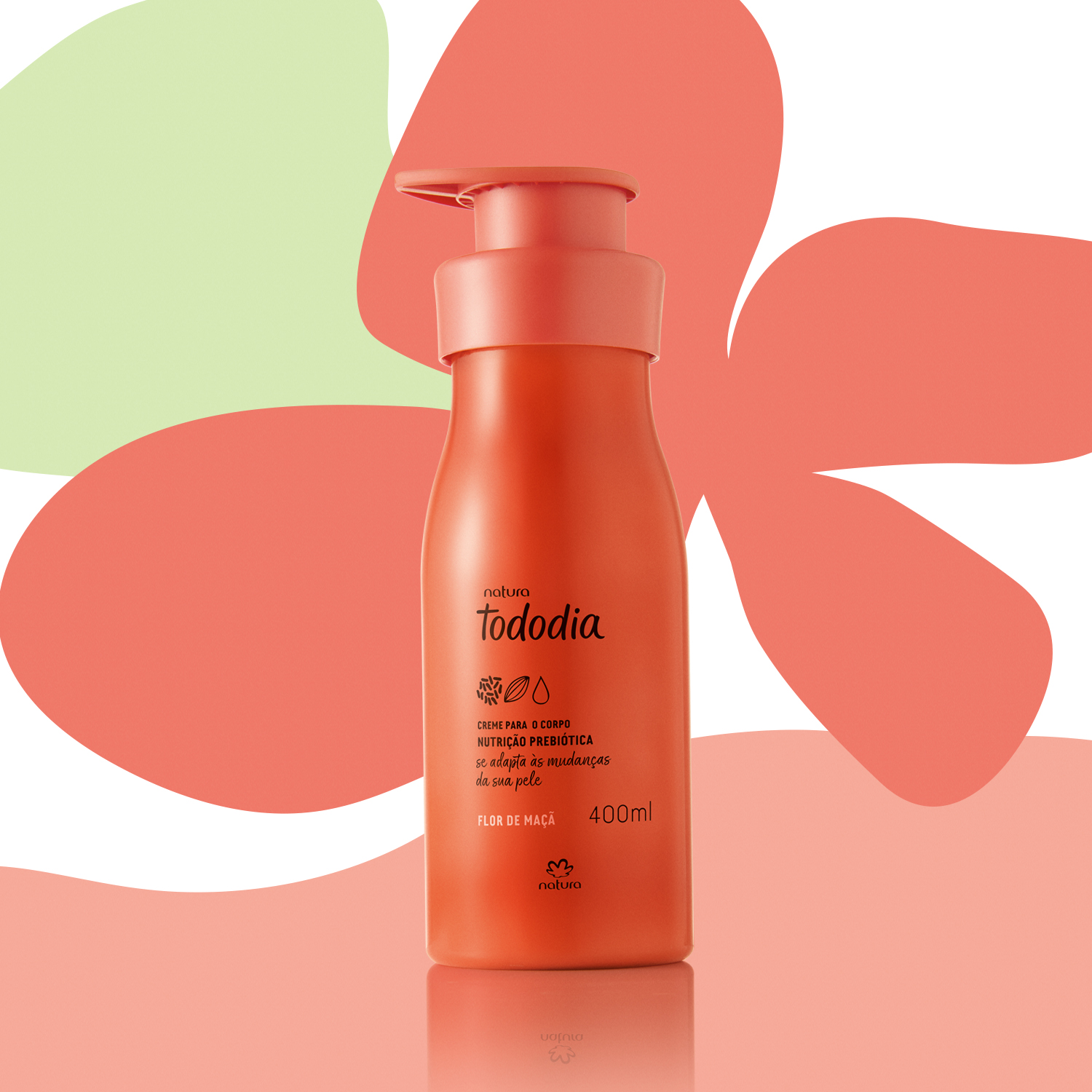 Creme Desodorante Nutritivo para o Corpo Tododia Flor de Maçã