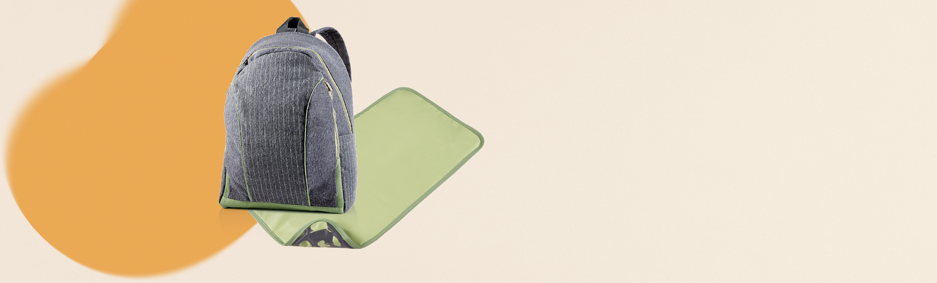 Mochila Natura Papai e Bebê com Trocador