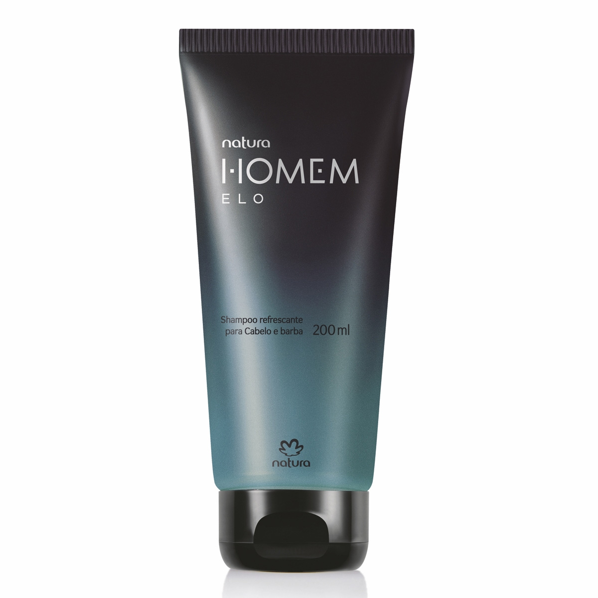 Shampoo Refrescante Para Cabelo e Barba Natura Homem Elo 200ml
