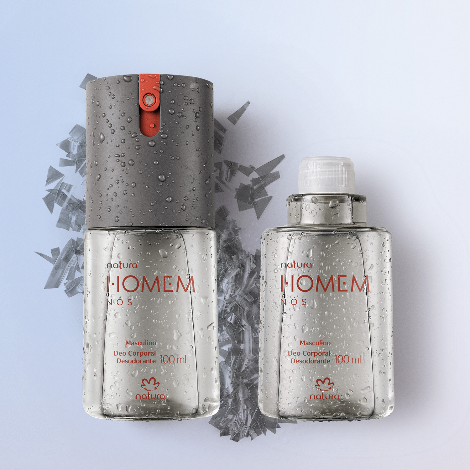 Kit Desodorante Corporal Natura Homem Nós com Refil