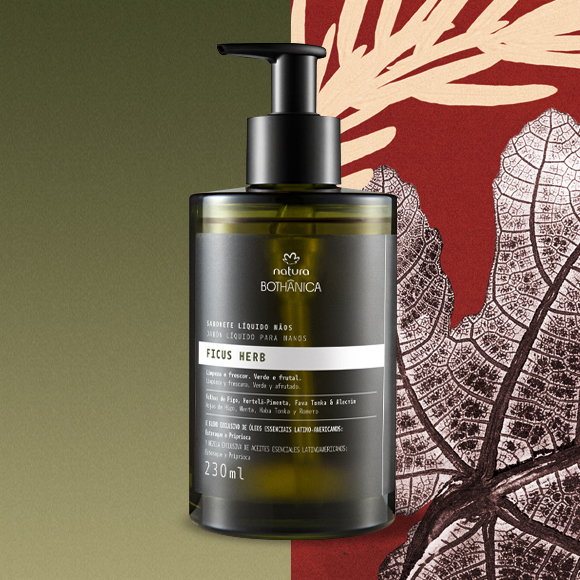 Sabonete Líquido Mãos Natura Bothânica Ficus Herb