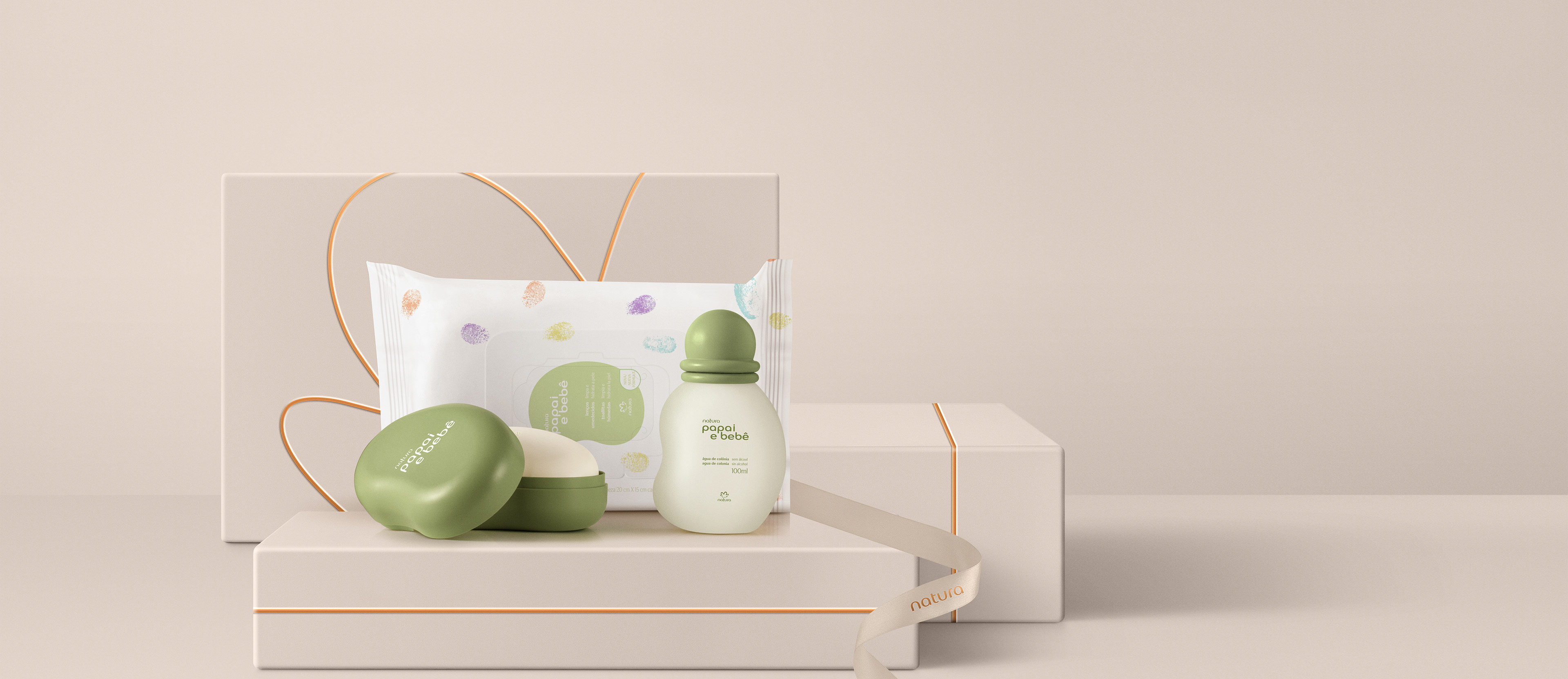 Presente Natura Papai e Bebê (3 produtos)