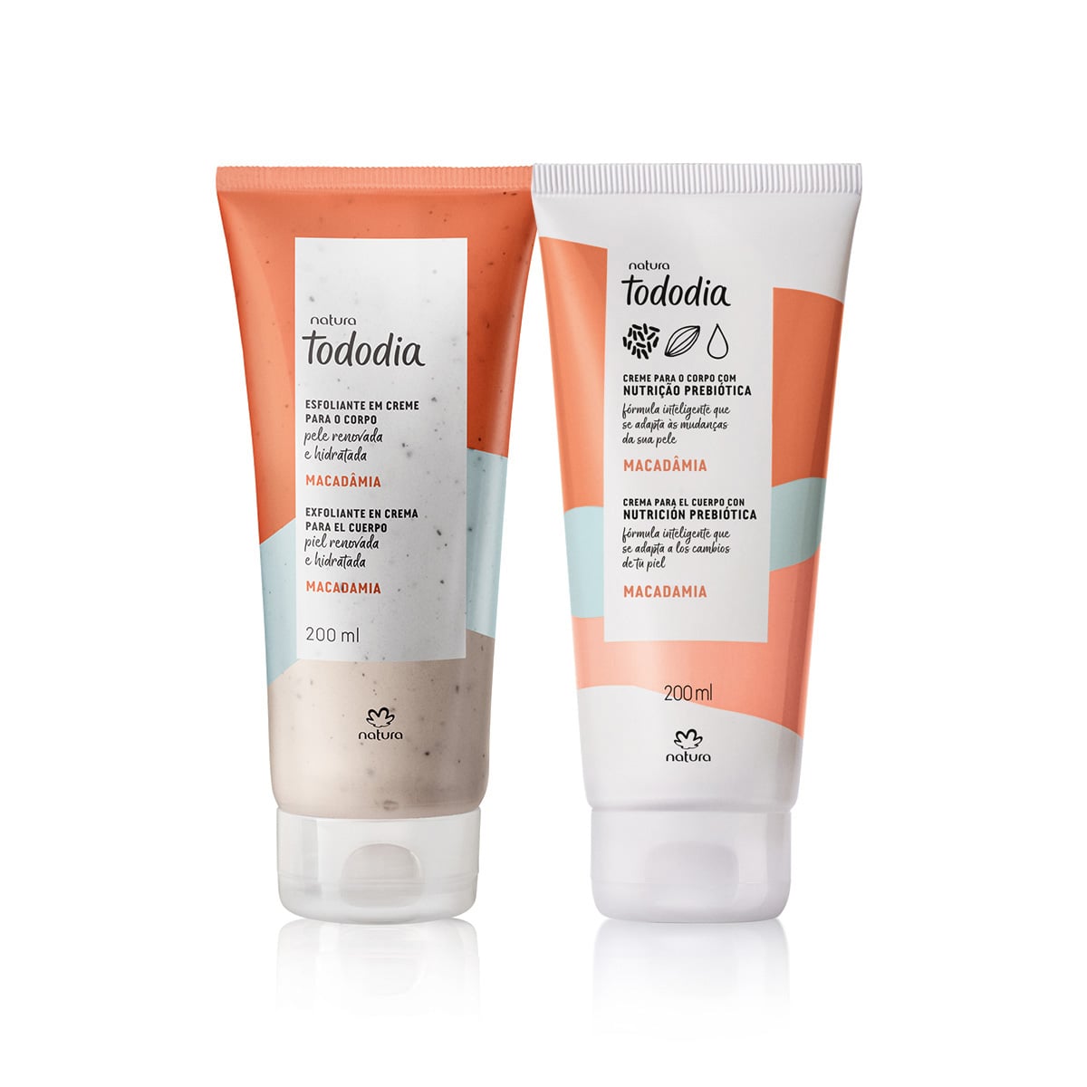 Kit Tododia Macadâmia Esfoliante e Hidratante