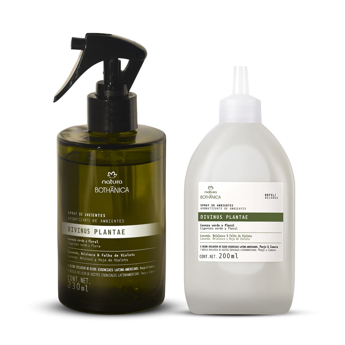 Kit Bothânica Spray para Ambientes Divinus Plantae e Refil (2 produtos)