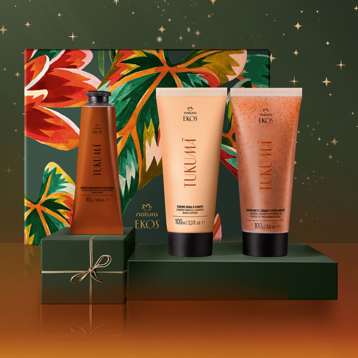 Presente Natura Ekos Tukumã Ritual Hidratante (3 produtos)