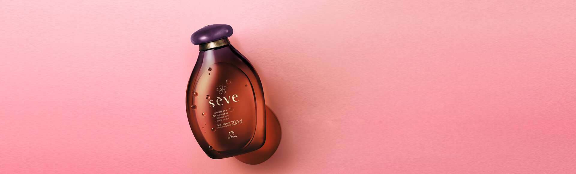 Óleo Desodorante Corporal Sève Amêndoas e Flor de Ameixa