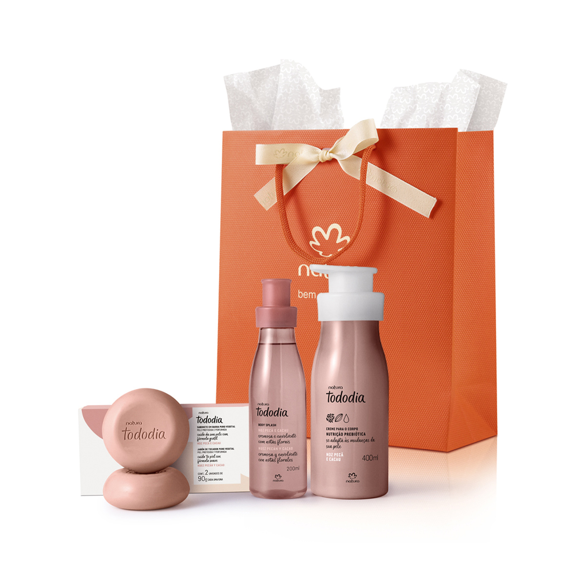Presente Natura Tododia Noz Pecã e Cacau (3 produtos)