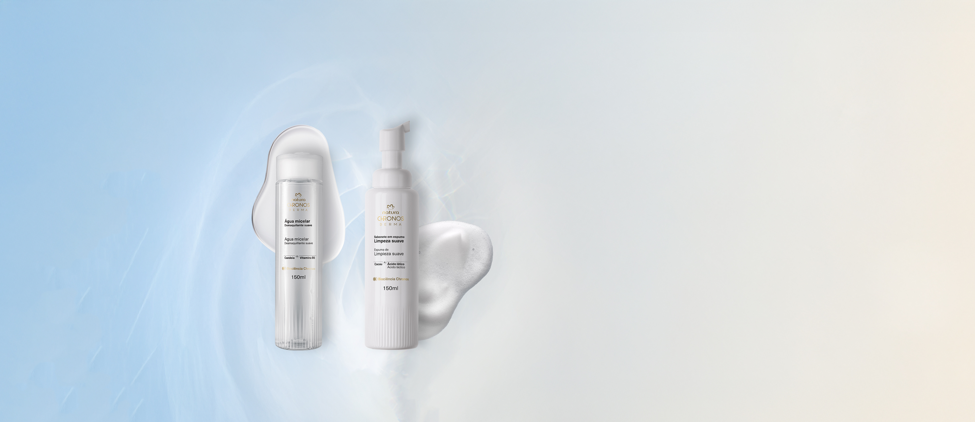 Kit Limpeza Suave Chronos Derma (2 produtos)
