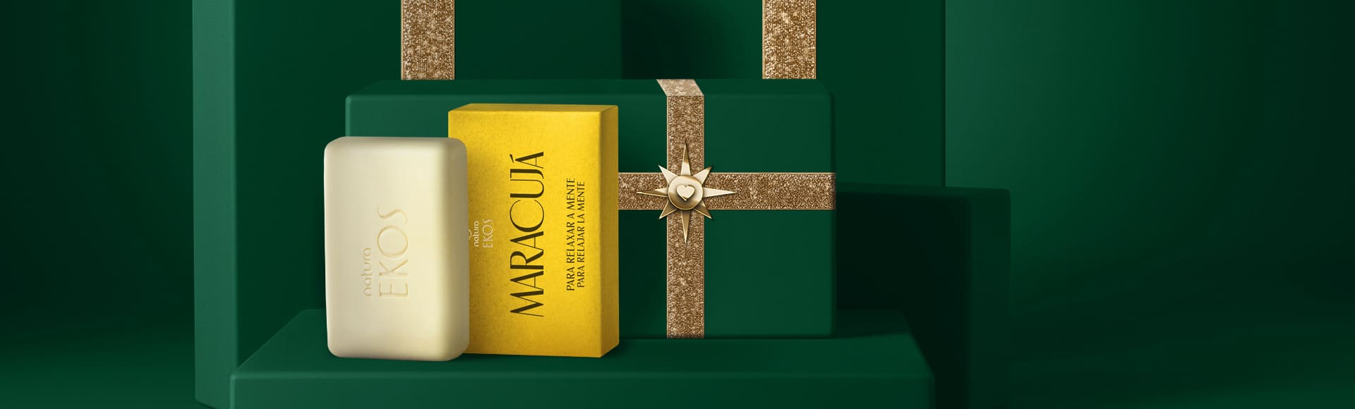 Sabonete em Barra Puro Vegetal Ekos Maracujá