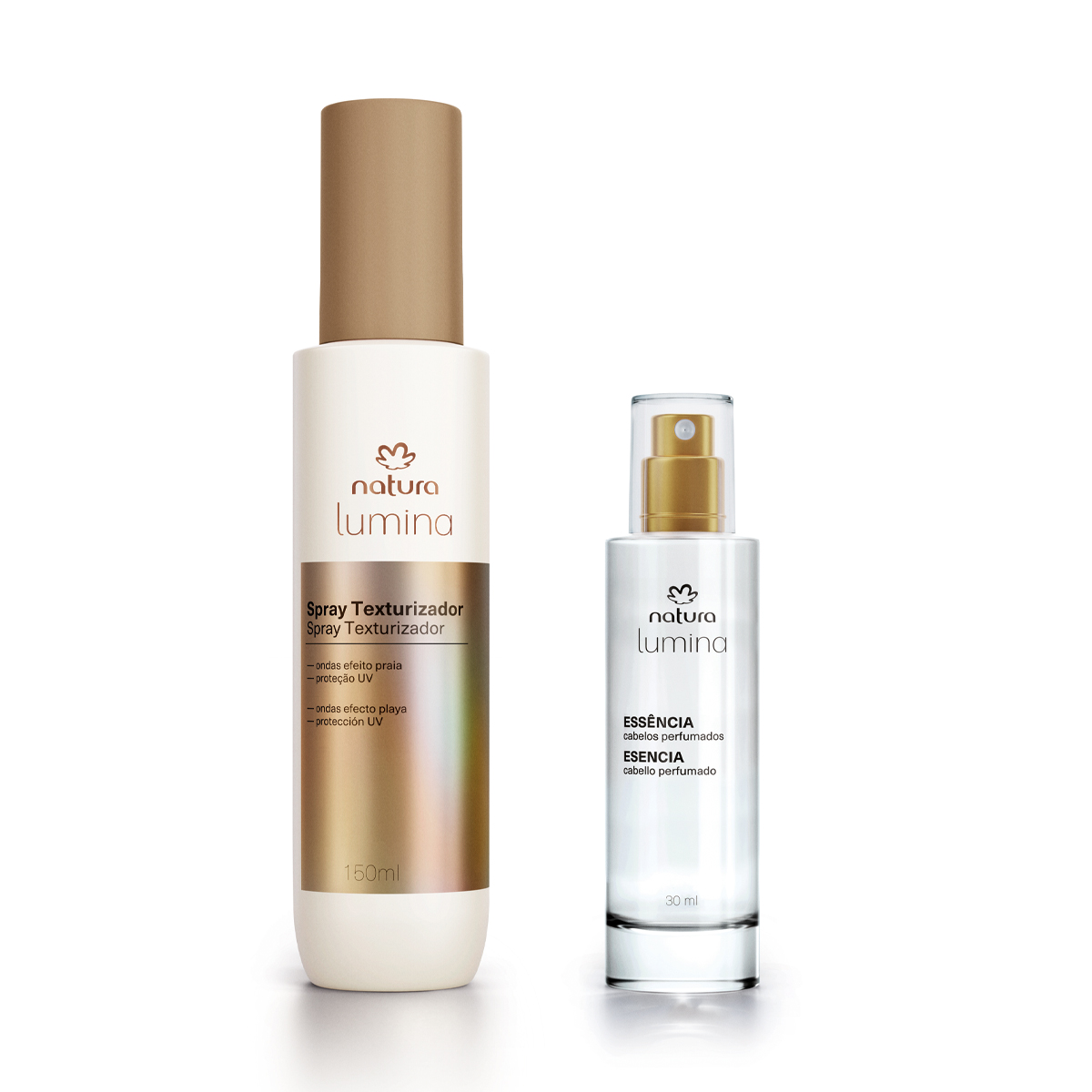 Kit Spray Texturizador e Essência para Finalização Lumina (2 produtos)