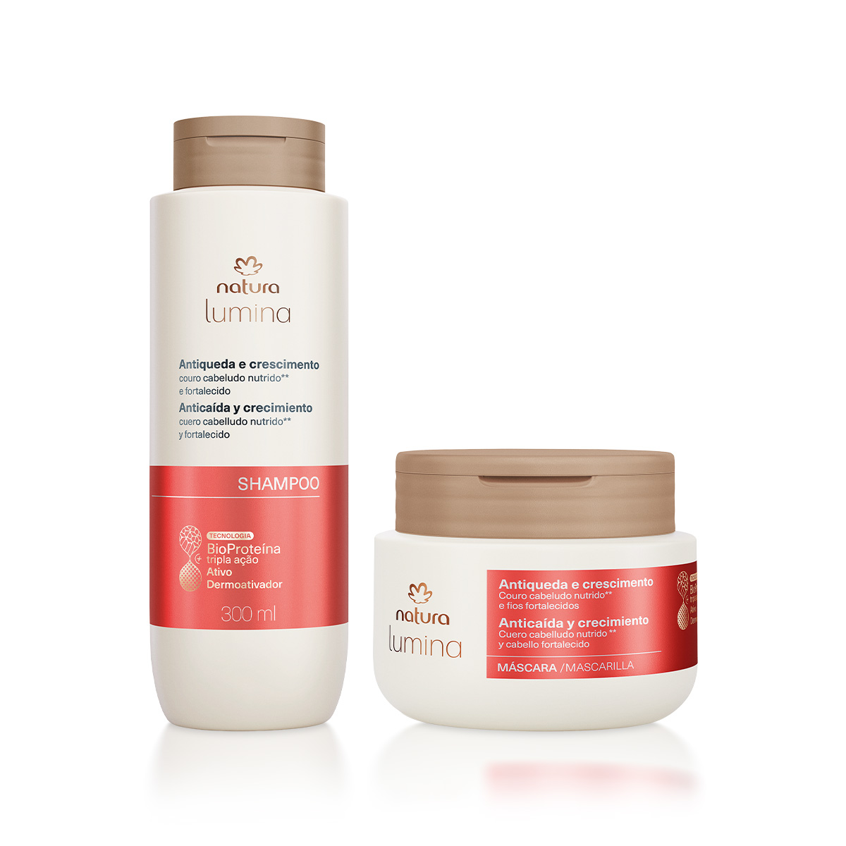 Kit Lumina Antiqueda e Crescimento Shampoo e Máscara