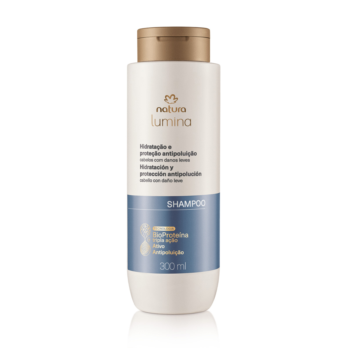 Shampoo Purificante Hidratação e Proteção Antipoluição Lumina 300 ml