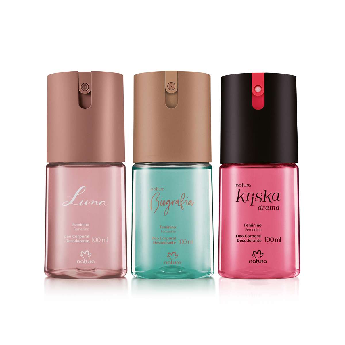 Kit Desodorante Corporal Feminino (3 unidades)