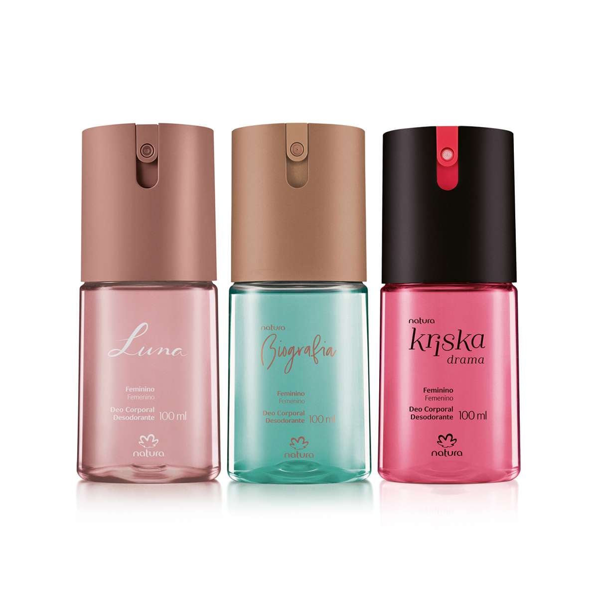 Kit Desodorante Corporal Feminino (3 unidades)